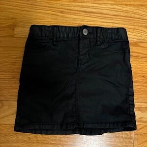 GAP Black Denim Kids Skirt